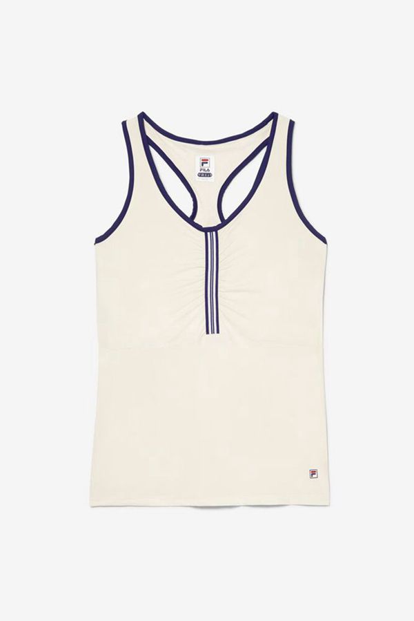 Fila Heritage Racerback Tennis Women's Tank Top - Navy,NZ 930-9186